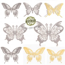 Set 8 Feng Shui Sticker Suncatcher Metal Hanging Window Butterfly Wedding Decor   371892858781
